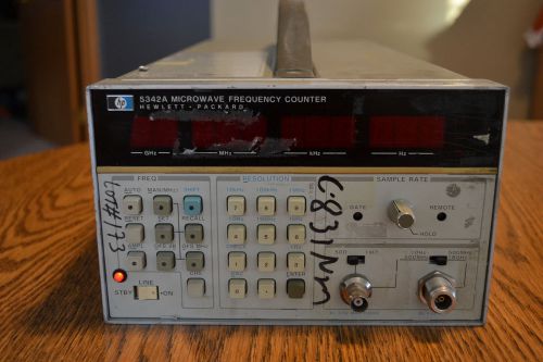 HP 5342A Microwave Frequency Counter ***SOLD AS IS FOR PARTS/REPAIR ONLY***