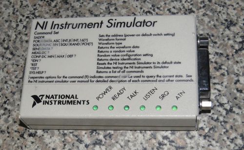 National Instruments NI 183913c-01 SIMULATOR