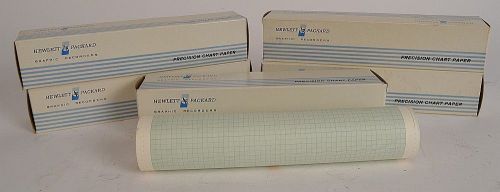 Lot of 5 NEW HP 9270-1037 11&#034; Chart Recorder Paper