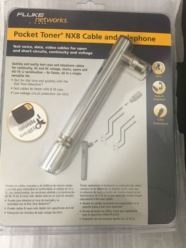 Fluke pocket toner nx8 cable and telephone kit (new) for sale