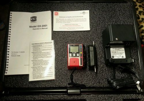 Air/Gas tester RKI GX-2001 with charger and case