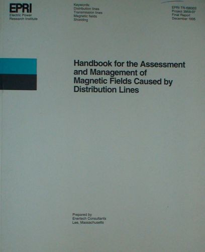 EPRI - Handbook for the Assesssment and Management of Magnetic Fields Caused by