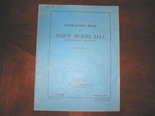 Vintage Clough Brengle 1944 US Navy Model LO 3 Beat Frequency Oscillator