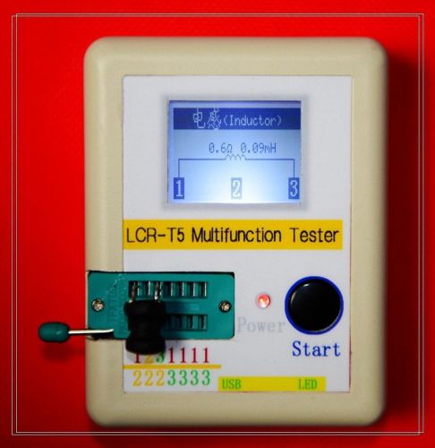 Lcr-t5 graphical multi-function tester capacitor + inductance + resistor + scr for sale