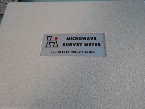 Microwave survey Meter leakage testing