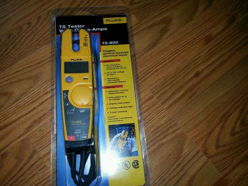 Fluke t5-600, 600v voltage, continuity and current electrical tester new for sale