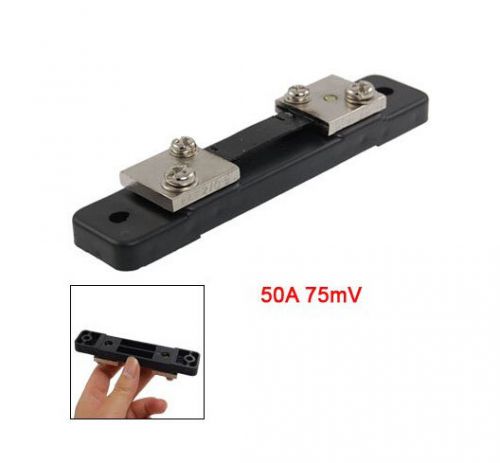 DC Shunt Resistor 50A 75mV for Current Analogue Amp Panel Meter