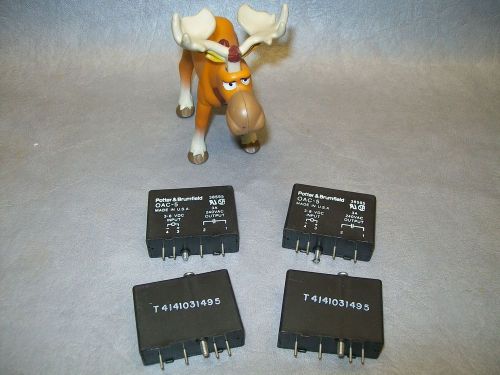 Potter &amp; Brumfield OAC-5 38595 Out Put Module T4141031495 Lot of 4