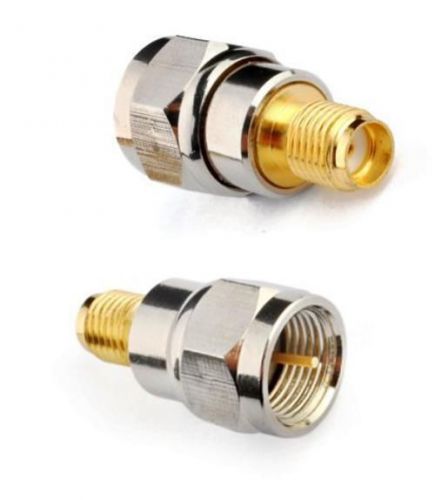 NEW RF coaxial coax adapter SMA female to F male