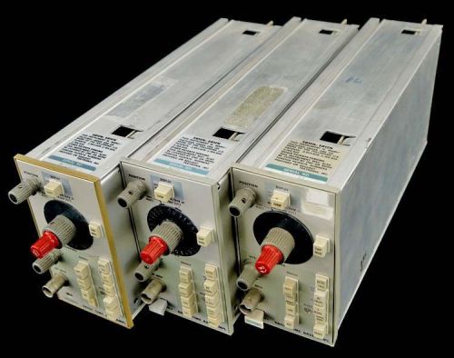 Lot of 3 Tektronix 5B10N Industrial Plug-In Component Module Time Base Amplifier