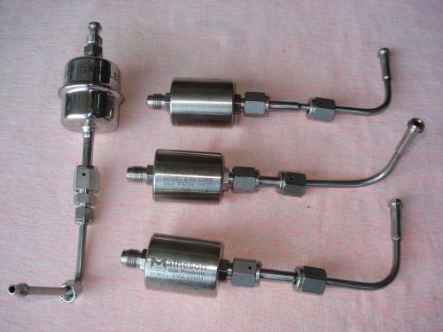 3 matheson gas products 6164-v4mm max press 250 psi 1 pall pfa gaskleen gas filt for sale