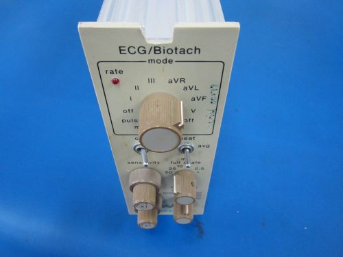 Gould ECG Plug-In Model 13-4615-65 ECG/Biotach