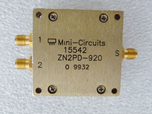 MINI-CIRCUITS ZN2PD-920 POWER SPLITTER COMBINER 2-WAY 50? SMA CONNECTIONS