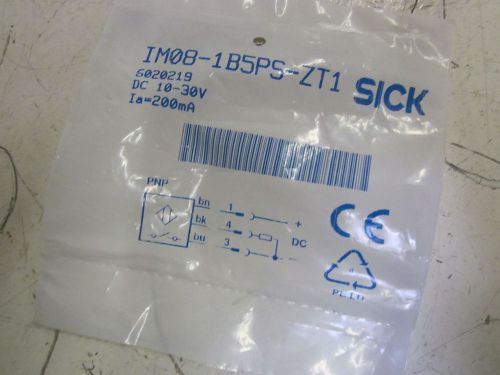 SICK IM08-1B5PS-ZT1 PROXIMITY SWITCH 10-30VDC *NEW IN A FACTORY BAG*