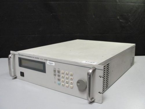 Chroma 61504 ac source: 0 to 300v, 15 to 1khz, 2kva, 1 phase w/ gpib &amp; rs232 for sale