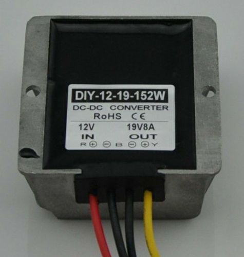 Dc12v(9-19) step up to 19v 8a 152w converter module  car power adaptor regulator for sale