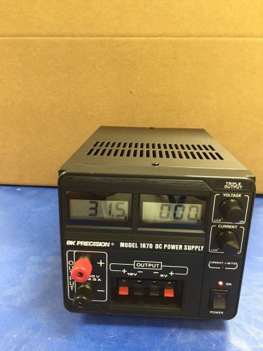Bk precision model 1670 dc power supply, free shipping for sale