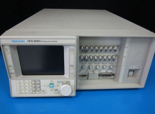 Tektronix hfs9003 / hfs9dg1 8-channel 600-mhz programmable pulse generator as is for sale