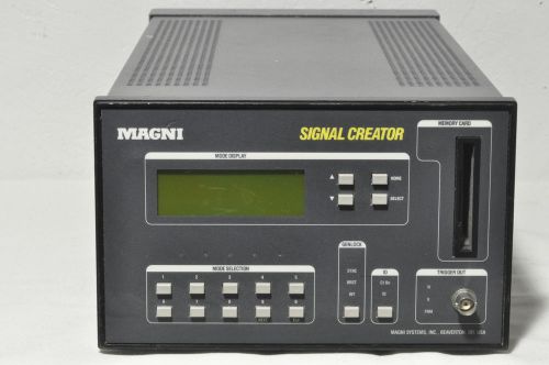Magni Signal Creator-Multi Format Test Signal Generator for NTSC and PAL System.