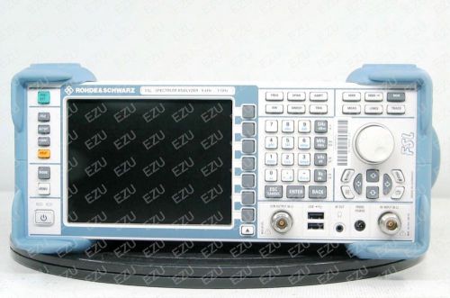 R&amp;s fsl313 spectrum analyzer, 9 khz to 3 ghz, with tracking generator for sale