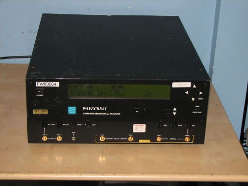 Wavecrest  DTS 2079  DC to 3.2 Gb/s Communication Signal Analyzer