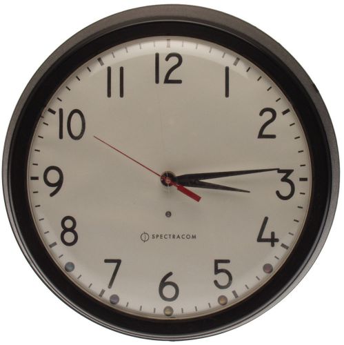 Spectracom 12&#034; analog wall clock timeview tv312w wired rs-485 serial timecode for sale