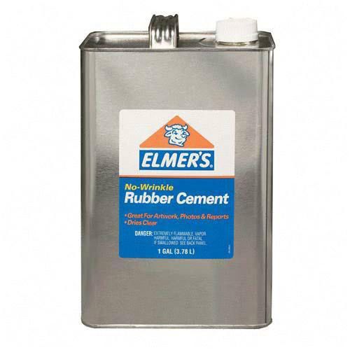 Elmer&#039;s Rubber Cement, One Gallon Can
