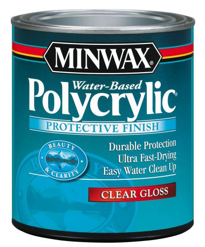 Minwax 64444 1 quart semi gloss polycrylic protective finishes for sale