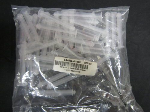Techcon ea406l-4-1000, 400 series plunger, 6cc 88 pcs use w/ ne manual syringe for sale
