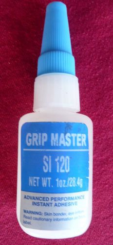 Grip Master SI 120 advanced performance instant adhesive 1oz. (28.4g)