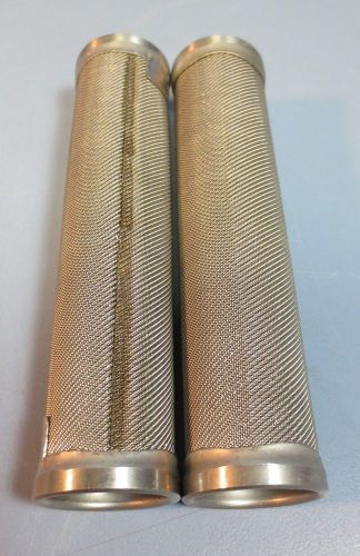 Lot of 2 Nordson 161106 Replacement Screen Filters  1&#034; Dia 4.5&#034; Long  NWOB