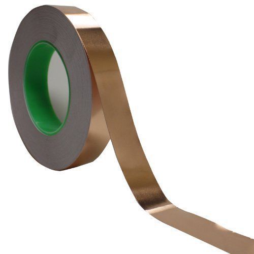 Copper foil tape - 1&#034; x 55 yds -  emi conductive adhesive / ship from usa for sale