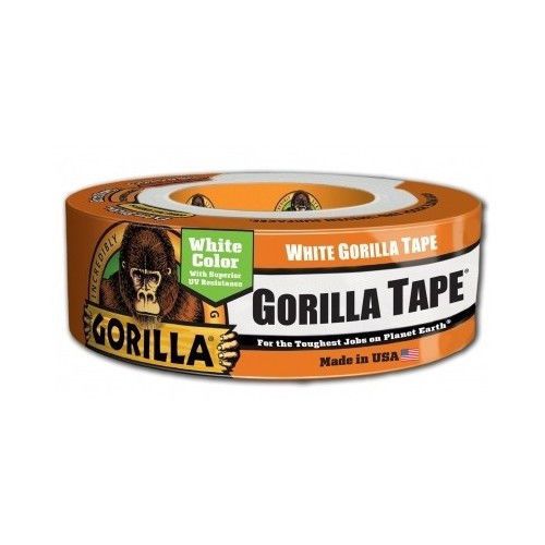 Gorilla Glue Tape 1.88&#034; X 30-Yard Roll / Adhesive Tougher Than Duct Tape-White