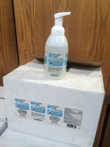 Aero QS Plus waterless hand sanitizer w/ Foam pump - 16oz - Box Of 12 Bottles