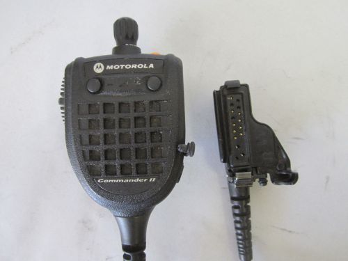 Motorola commander ii speaker mic rmn5089bsp01 vhf uhf - xts5000 xts3000 mt2000 for sale