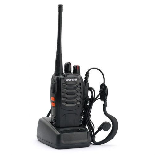 Bf-888s uhf fm transceiver high flashlight walkie talkie two-way radio portable for sale