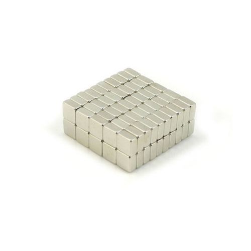 100pcs 4x4x2mm Block Neodymium Strong Fridge Magnets Rare Earth Craft N35