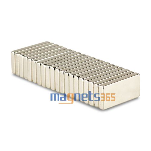 100pcs N35 Super Strong Block Cuboid Rare Earth Neodymium Magnets F20 x 10 x 3mm