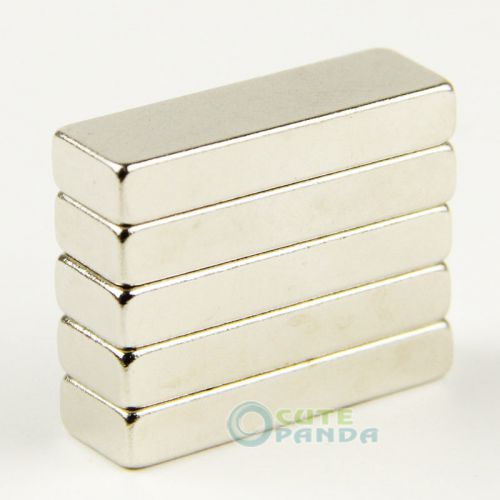 5x Super Strong Square Cuboid Block Magnet Rare Earth Neodymium 30 x 10 x 5 mm