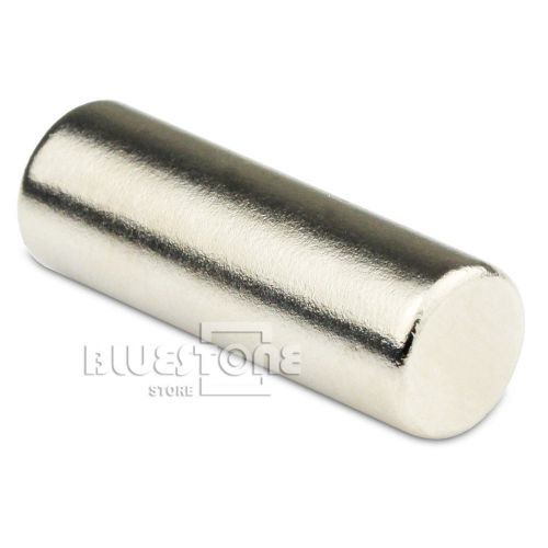 Super Strong Round Long Bar Cylinder Magnets 10 * 30 mm Neodymium Rare Earth N50