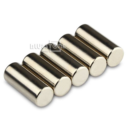 Lot 5pcs Super Strong Long Round N50 Bar Cylinder Magnets 8 * 20mm Neodymium R.E
