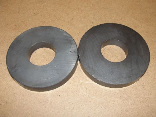 Large Round Magnets (3-1/2&#034; x 1/2&#034;), Super Strong!