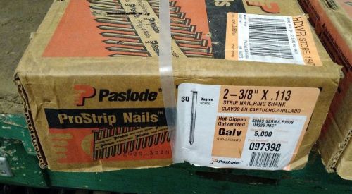 Full box, unopened, paslode nails #097398