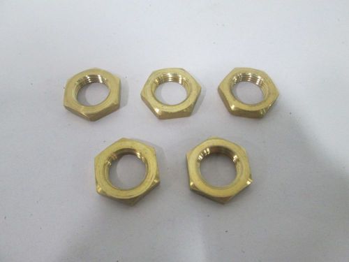 LOT 5 NEW SEAFORD 289917 HEX NUT BRASS 3/4IN THREAD SIZE D296931
