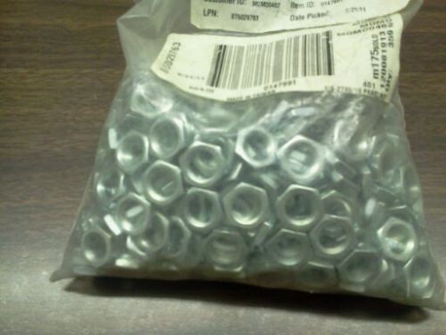 1/8-27 zinc finish grade hex panel nut 1 package of 50 for sale