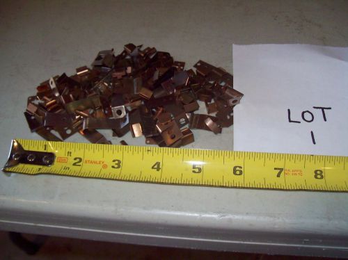 SPRING CLIPS / STRAPS / CONTACTS  COPPER, PHOS BRONZE LOT 1