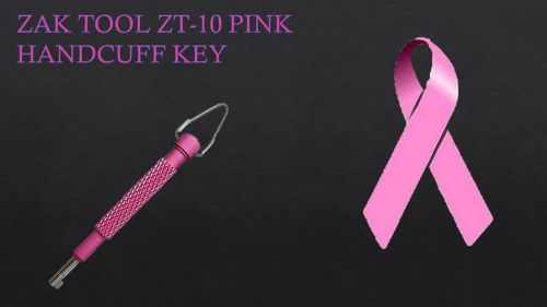 Law enforcement handcuff key zak tool zt-10 pink for sale