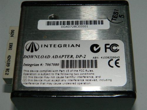 Integrian digital patroller dp-2 download adapter for sale