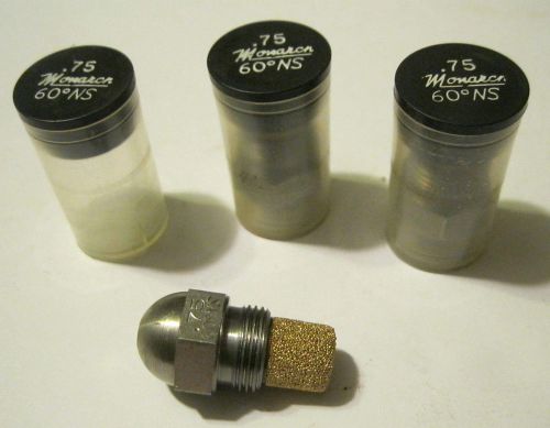 3 monarch .75 / 60 ns oil burner nozzles for heater furnace for sale