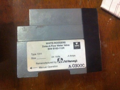 White Rodgers B163-112 p  Water Valve Sid Harvey remanufactured F19-0097